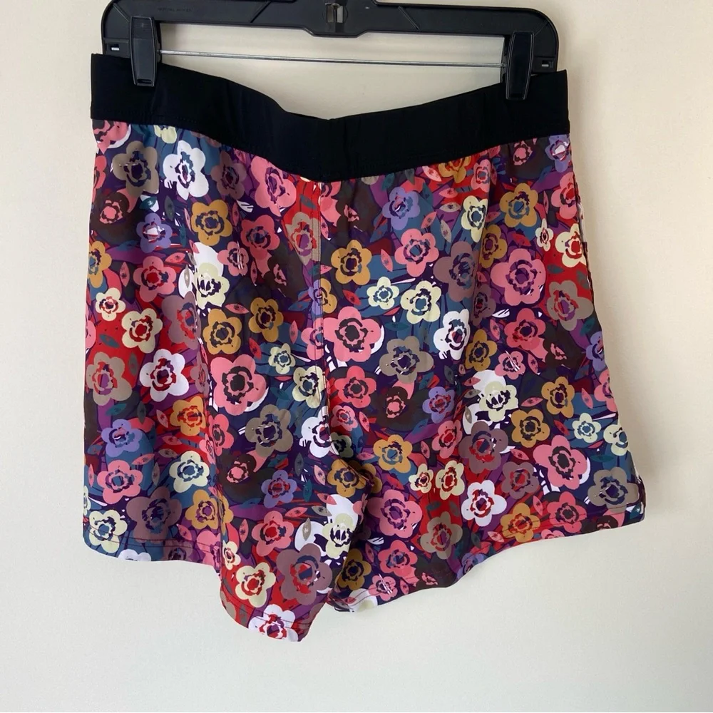 TACHUNTFISH Men’s Athletic Shorts Multi Color Floral Size Large